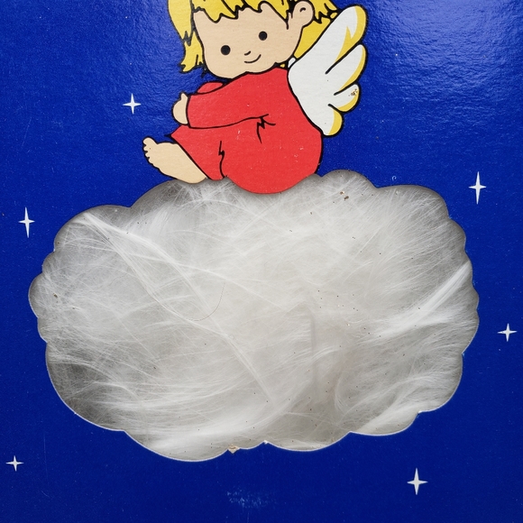 Vintage Angel Hair Spun Glass Union Wadding CO - Made In USA 2oz Box - Picture 2 of 12